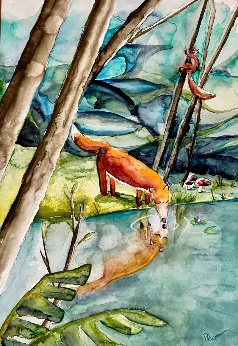 Traumhaftes Bild fürs Kinderzimmer (Optional mit persönlicher Widmung)